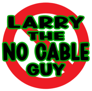 Larry the NO cable guy logo