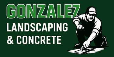 Gonzales landscape & concrete. logo