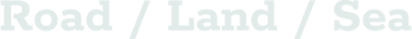 Road land sea logo