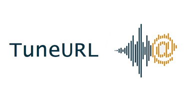 TuneURL -  interactive audio with metrics on engagement logo