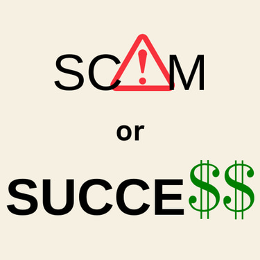 SCAM OR SUCCESS logo