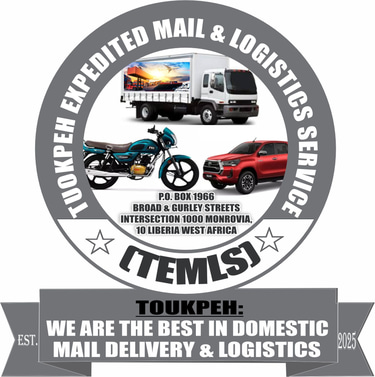 Tuokpeh Expedited Mail and Logistic Services (TEMLS) logo
