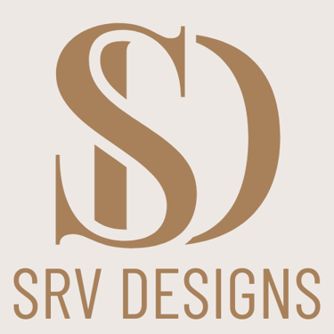 SRV DESIGNS logo