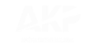 Aukštos kokybės paslaugos logo