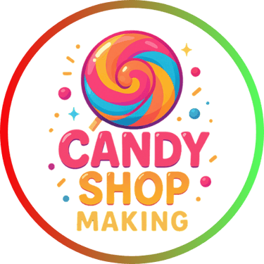 candy shop making logo