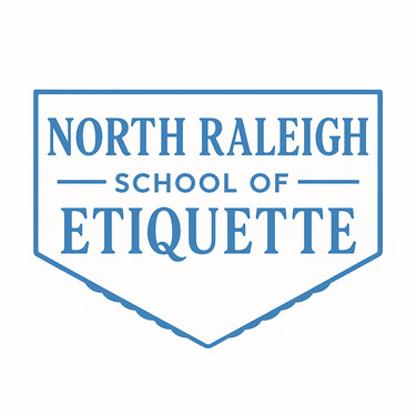 The North Raleigh School of Etiquette logo