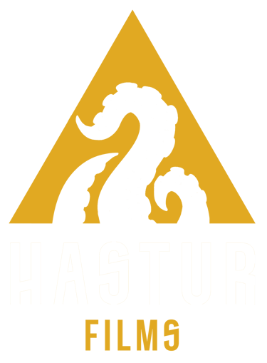 Hastur films - Leap into the future of film logo