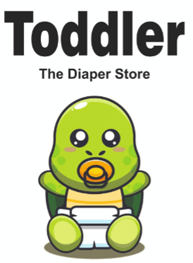 Toddler The Diaper Store logo