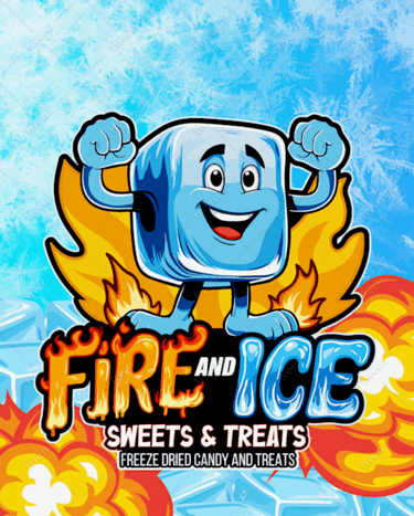 Fire and Ice Sweets and Treats logo