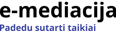 e-mediacija - padedame Jums susitarti logo