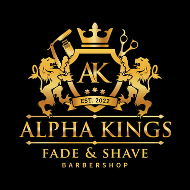 Alpha Kings Fade & Shave Barbershop logo