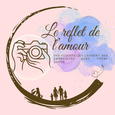 Le reflet de l'amour photographie logo