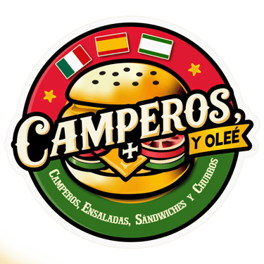 Camperos, + olee logo
