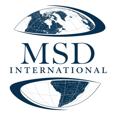 MSD INTERNATIONAL logo