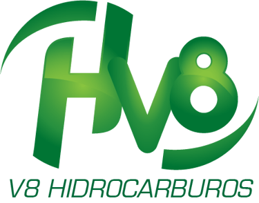 V8 HIDROCARBUROS logo
