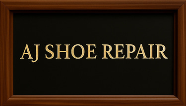 AJ Shoe Repair logo