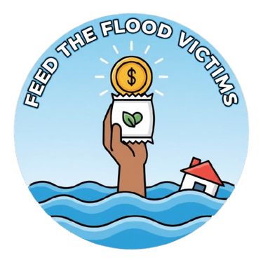 Feed The Flood Victims logo