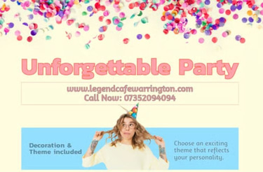 Family Cafe/Private Party Venue/The party upstairs logo