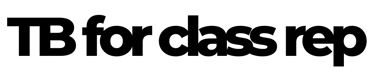 Teddy Blum for Class Rep logo