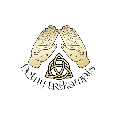 Delnų trikampis logo