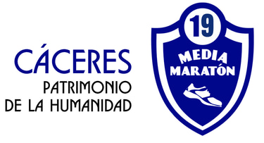 XVIII Media Maratón “Cáceres Patrimonio de la Humanidad” logo