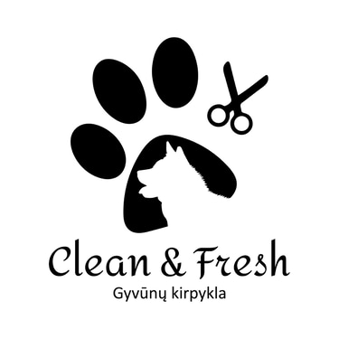 Clean & Fresh gyvūnų kirpykla Vilniuje logo