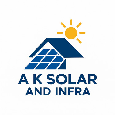 A K Solar & Infra logo