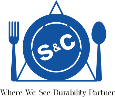 S AND C INTERNATIONAL logo