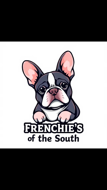 Frenchies of the South Exclusive French Bulldogs at family-friendly prices logo