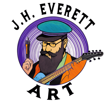 J.H. Everett Artist and Creative logo