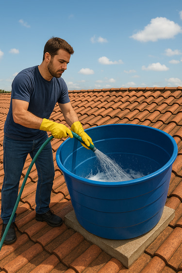 Limpeza de Caixa D'água logo