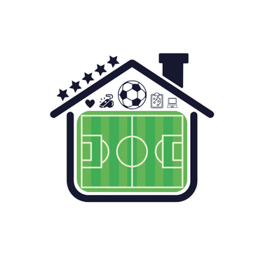 Casa do treinador de futebol logo