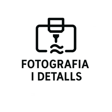 fotografia i detalls logo