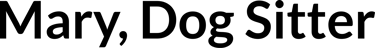 Mary-Dog Sitter logo