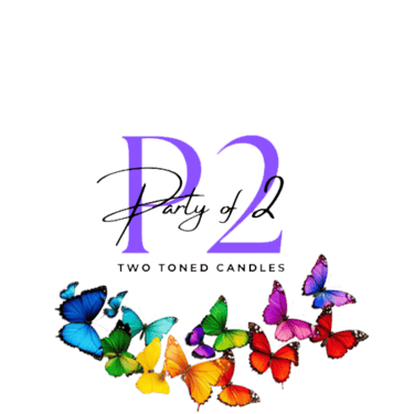 Party of 2 Candle Co. logo