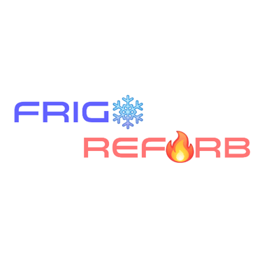 Refurbished cooling equipment. logo