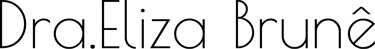 Dra. Eliza Brunê logo