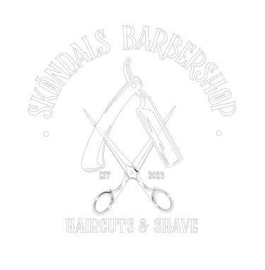 Sköndals Barbershop logo