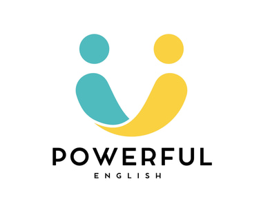 Powerful English logo