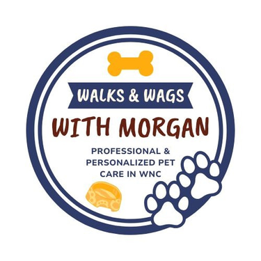 Walks and Wags with Morgan logo