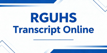 RGUHS TRANSCRIPT logo