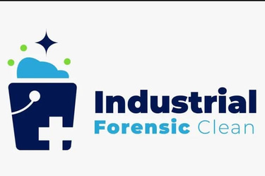 Industrial forensic clean logo