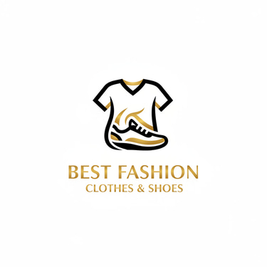 Best clothing and shoes store logo