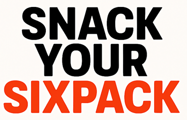 snack your sixpack logo