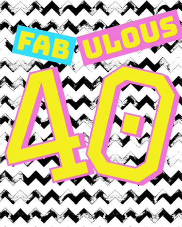 Fabulous 40 logo
