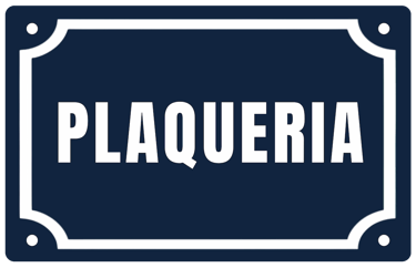 PLAQUERIA Placas Decorativas Esmaltadas logo