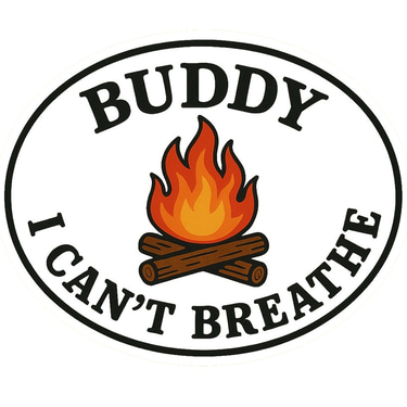 Buddy I cant breathe! logo