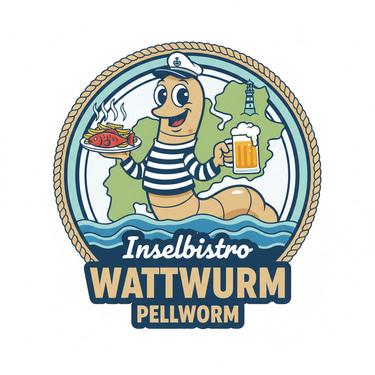 Inselbistro Wattwurm Pellworm logo