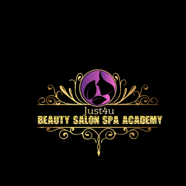 just4u beauty salon spa academy logo