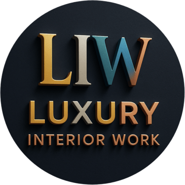 Luxury interior work logo